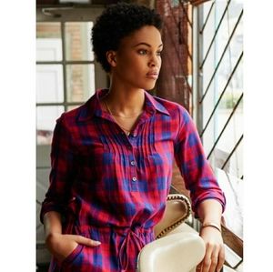 Francesca's Alya Rebecca Plaid Shirtdress